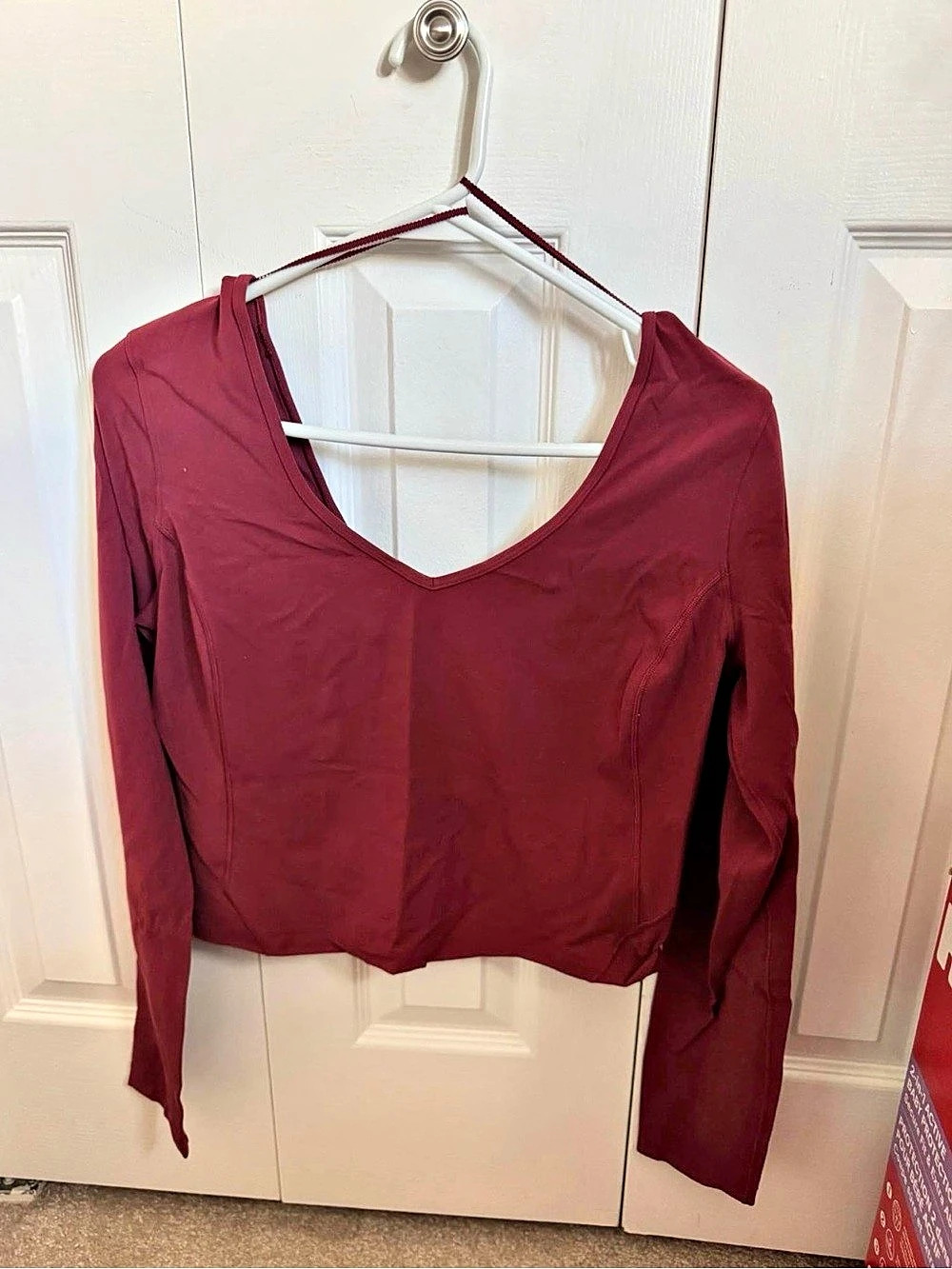 Lululemon Align Long Sleeve Shirt Red